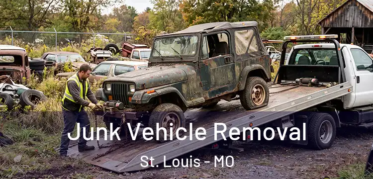  Junk Vehicle Removal St. Louis - MO